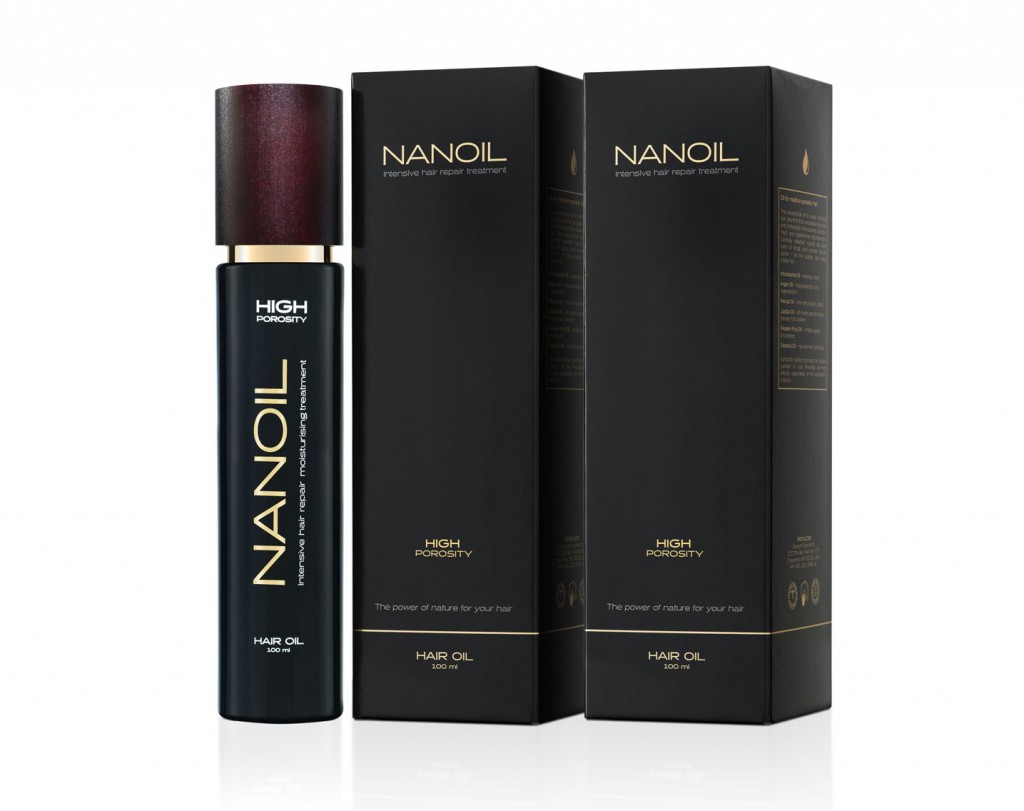 Cabello bonito con aceite capilar - Nanoil